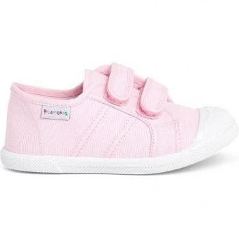 Zapatillas de lona para niños con doble cierre adherente - Pisamonas
