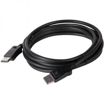 Club3D UltraAV DisplayPort to DisplayPort 1.2 Cable with Locking Latches, 10'/3m