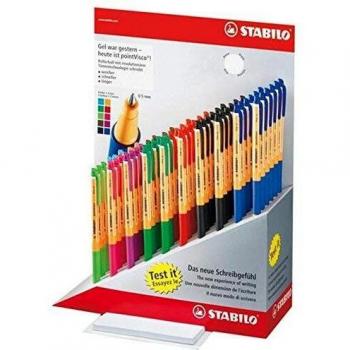 Stabilo - STABILO roller a encre gel pointVisco, presentoir de 60