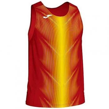 Joma Olimpia Camisetas, Hombre, Rojo/Amarillo, L