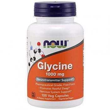 Now Foods Glycine 1000mg - 100 Vegetarian Capsules
