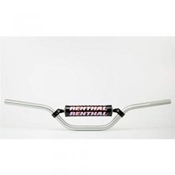 Manillar Renthal 7/8 Mini MX para motocross, compatible con modelos RC Mini y 85CC, modelo 784-03 de aluminio en color plata, adecuado para YZ 85 (02), CRF 150 (