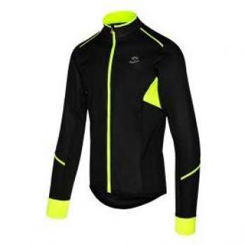 Spiuk Race Light Chaqueta, Hombre, Negro/Amarillo, M