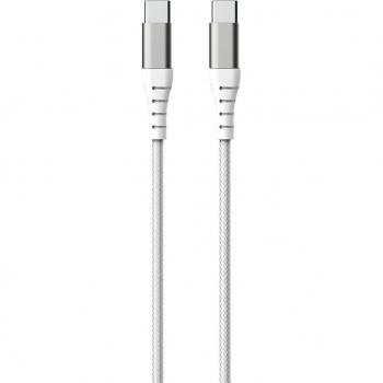 FORCE POWER - Cable Reforzado USB C 1.2 m Blanco