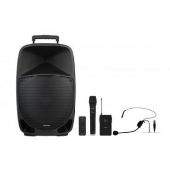 Altavoz Portatil 15 250Wmax 2 Microfonos FONESTAR MALIBU-315