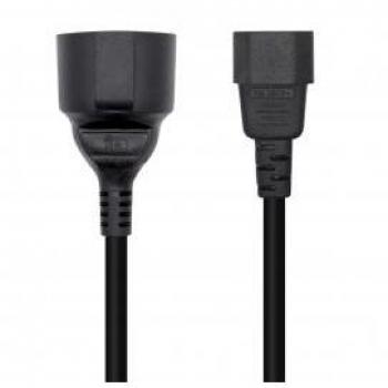 Cable de Alimentación Aisens A132-0467 - C14 Macho a CEE7 Hembra - 25cm - Negro