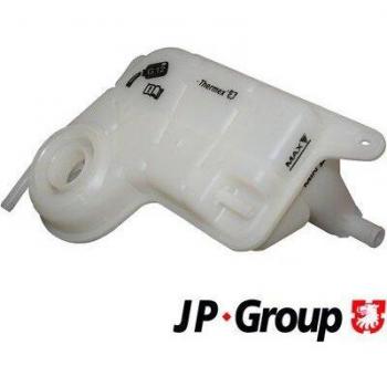 Depósito de expansión JP GROUP 1114700900, refrigerante, compatible con múltiples vehículos, fabricado en material resistente a la corrosión, incluye conexiones para fácil instalación y diseño optimizado para un rendimiento eficiente del sistema d