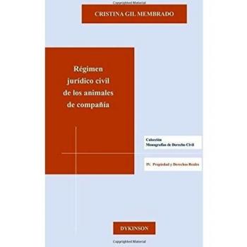 Régimen jurídico civil de los animales de compañia
