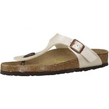 Birkenstock Gizeh BS, Chanclas para Mujer, Blanco