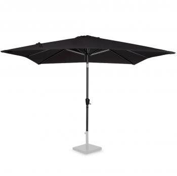 Sombrilla de jardín Premium Rosolina 280x280cm - Sombrilla duradera inclinable - Lona resistente a los rayos UV - Antracita/Negro - Incluye funda