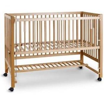 Cuna colecho XXL tiSsi® Hajo 60 x 120 cm madera natural