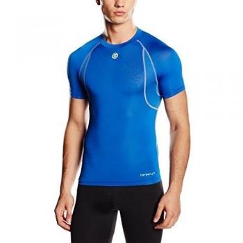 Skins Carbonyte Youth Top Short Sleeve Round Neck - Prenda, color azul, talla xl