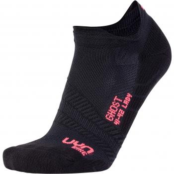 UYN Biking Calcetín técnico para Ciclismo, Negro/Rosa Fluorescente, 41-42 para Mujer