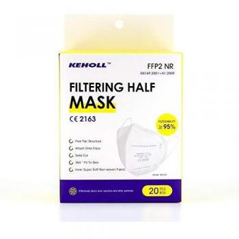 Keholl Xg Face Mascarilla Protección Ffp2 Nr Negra 1X20Pcs