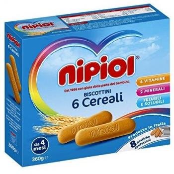 Biscottini Nipiol 6 Cereales 800g