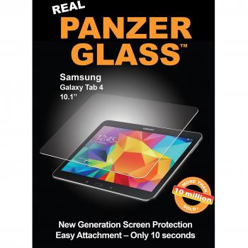 Panzer Glass PG1502 - Protector de pantalla de cristal resistente a rasguños y líquidos compatible con Samsung Galaxy Tab 4 10.1