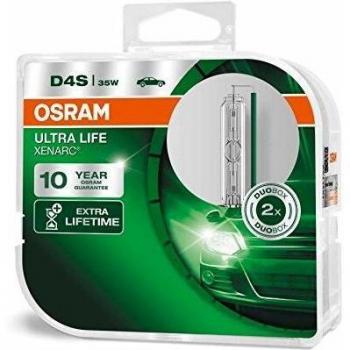 OSRAM XENARC ULTRA LIFE D4S HID, lámpara de xenón, lámpara de descarga, 66440ULT-HCB, caja doble