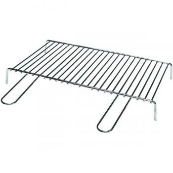 Graticola de Acero Sandrigarden con Piedini 60x40 cm, Apta para Alimentos y Lavable en Lavavajillas