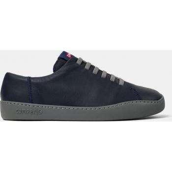 Zapatillas de piel de hombre Camper Peu Touring lisas con cordones, modelo K100479, color azul, talla 43