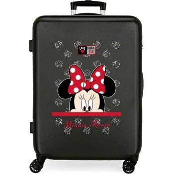 Disney Minnie My Pretty Bow Maleta Mediana Rígida ABS Negro 70L