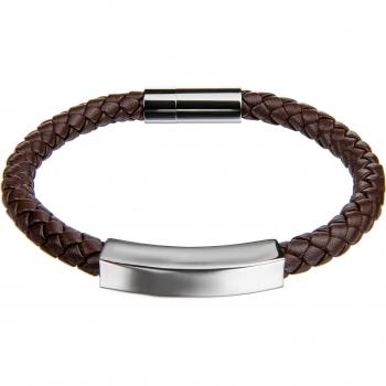 Philipp Blanc Jason Bracelet - Elegant White Leather Design