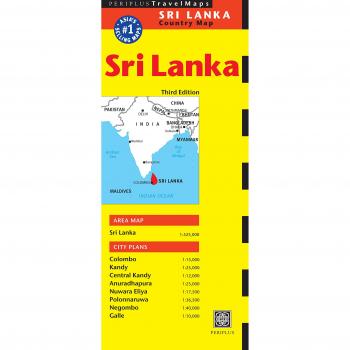 Mapa de Viaje de Sri Lanka - Tercera Edición (Mapas de Viaje Periplus)