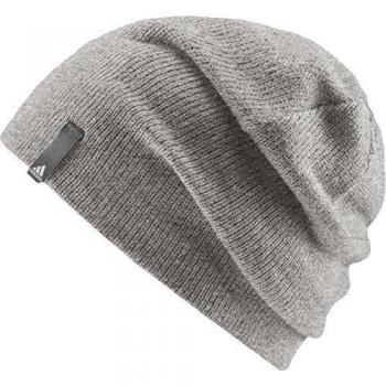 adidas Perf Beanie - Gorro para hombre, color gris / blanco, talla OSFW