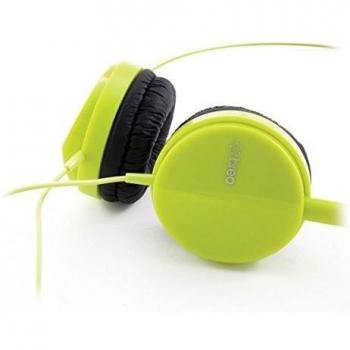Breo Natal - Auriculares de diadema cerrados, color verde lima