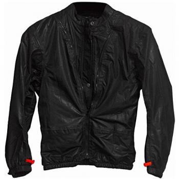 Chaqueta de Moto iXS Montevideo ST Negra con Membrana X-Membran, impermeable, transpirable, forro interior extraíble, protección en hombros y codos, ajuste en cintura y puños