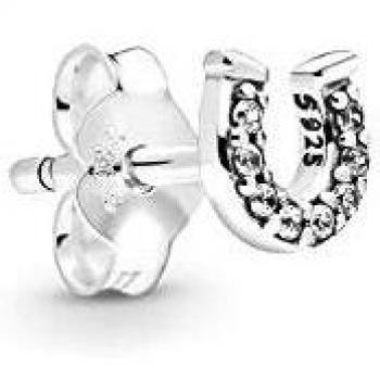 Pandora Pendiente de plata para mujer My Lucky Horseshoe 298369CZ