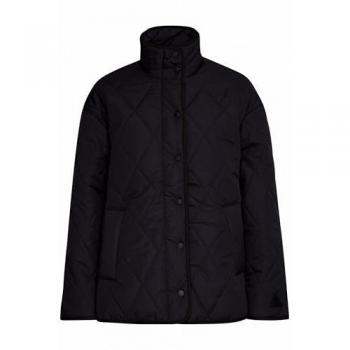 b.young Belis Women's Down Quilted Jacket with Pockets and Stand-Up Collar