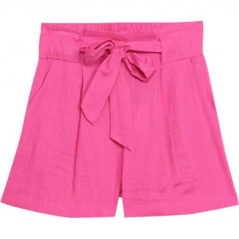 Shorts de mujer La Petite Étoile Amelya de lino, alta cintura y con cinturón