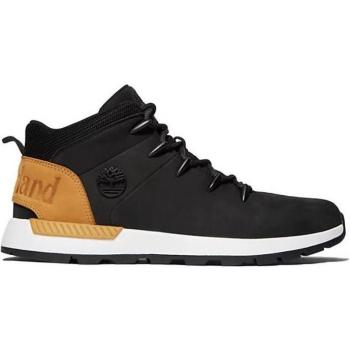 Timberland Sprint Trekker Mid Lace-Up Trainer for Men - Black & Yellow, Size: 9.5; Timberland Lace-up Boots for Men - Black, Size: 11 US