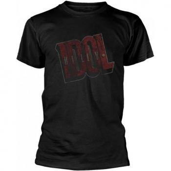 Camiseta Unisex de Algodón Vintage con Logo de Billy Idol