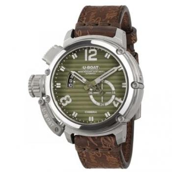 U-Boat Chimera 46mm Automatic Men's Watch - Black Stainless Steel, 10ATM Water Resistance