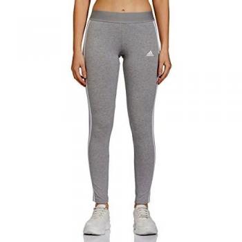 Adidas Women's 3 Stripes Leggings - Light Grey - Size: Small