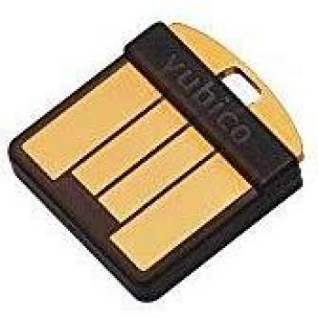 YubiKey 5 Nano - Llave de seguridad USB-A, autenticación de dos factores (2FA), soporte OpenPGP y Smart Card