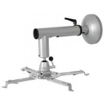 Proyector de Pared Fonestar SPR-543P con Soporte Orientable 360º Horizontal y +-20º Vertical, 4 Brazos de 14.5cm, Capacidad Máxima de 26kg - Color Plata