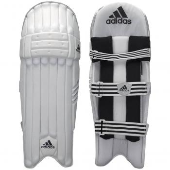 adidas XT CX11 – Espinilleras para bateador de críquet piernas blanco/negro, hombre, blanco