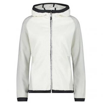 CMP Women's Fixed Hood Transition Jacket - White - Size 36