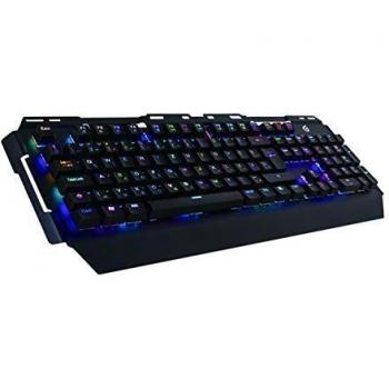 Digital data communication Conceptronic KRONIC Teclado USB QWERTY Italiano Negro - Conceptronic KRONIC, Estándar, USB, Interruptor mecánico, QWERTY, LED RGB, Negro