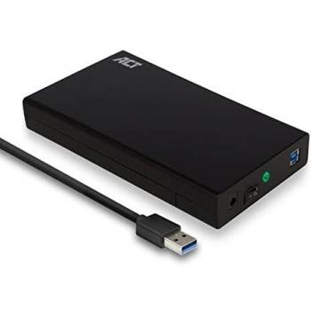 ACT Carcasa para Disco Duro SATA 3.1 Gen1 (USB 3.0) de 3,5 Pulgadas AC1405