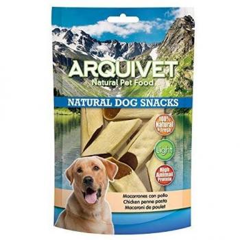 ARQUIVET Macarrones de Pollo 100 gr - Natural Dog Snacks - Snacks 100% Natural para Perros - Chuches, premios, golosinas, recompensas, chucherías caninas - Producto Light