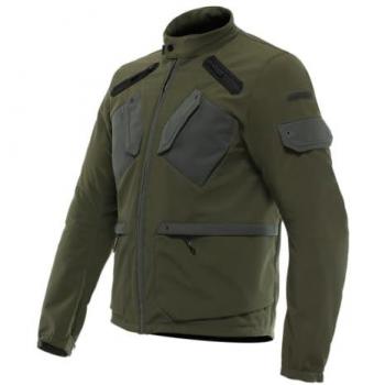 Chaqueta de moto textil para hombre Dainese Lario Tex verde (talla 58)