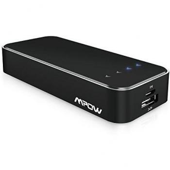 Mpow Batería Externa 5200mAh Salida de 5V/2.0A para iPhone 6/6s 6 Plus y Android Movíles y Tablets