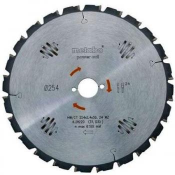 Metabo Hoja de sierra Power Cut Wood - Professional 230x30 D24 DI 20° (628011000)