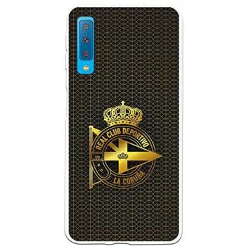 Funda Oficial TPU Mate RCD La Coruña Escudo Oro para Samsung Galaxy A7 2018