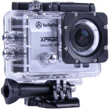 [NEW] TecTecTec XPRO2 Videocámara deportiva 4K Ultra HD WiFi con carcasa sumergible - Plata