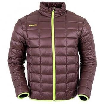 Izas Faro Chaqueta Ultraligera, Hombre, Marrón/Lima, S