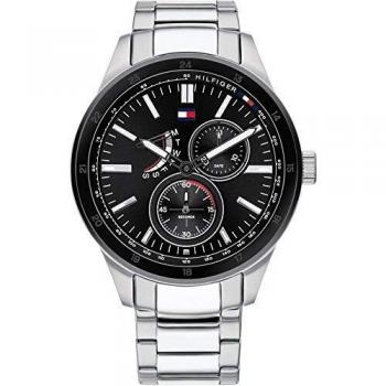 Tommy Hilfiger Reloj Analógico para Hombre de Cuarzo con Correa en Acero Inoxidable 1791639